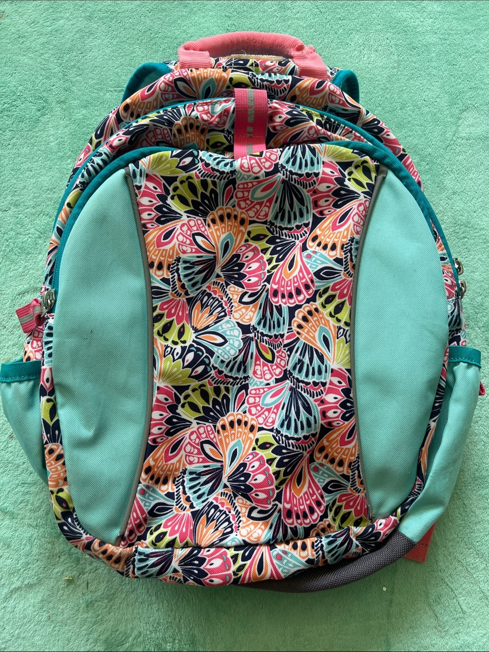 Garnet Hill Kids Butterfly Floral Backpack